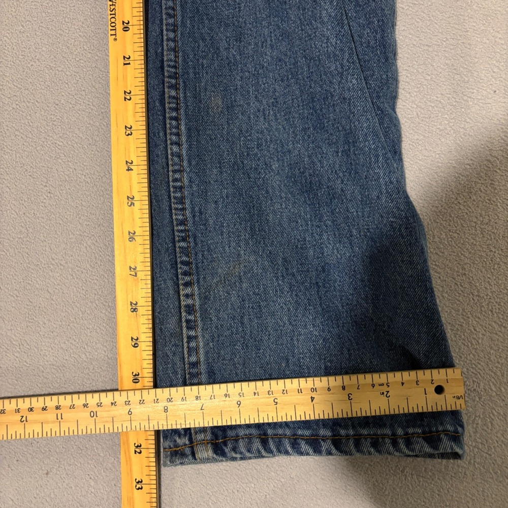 Levis 550 Relaxed Fit Jeans Mens 36x34 Blue Medium Wash Denim Grunge Casual - Picture 2 of 9